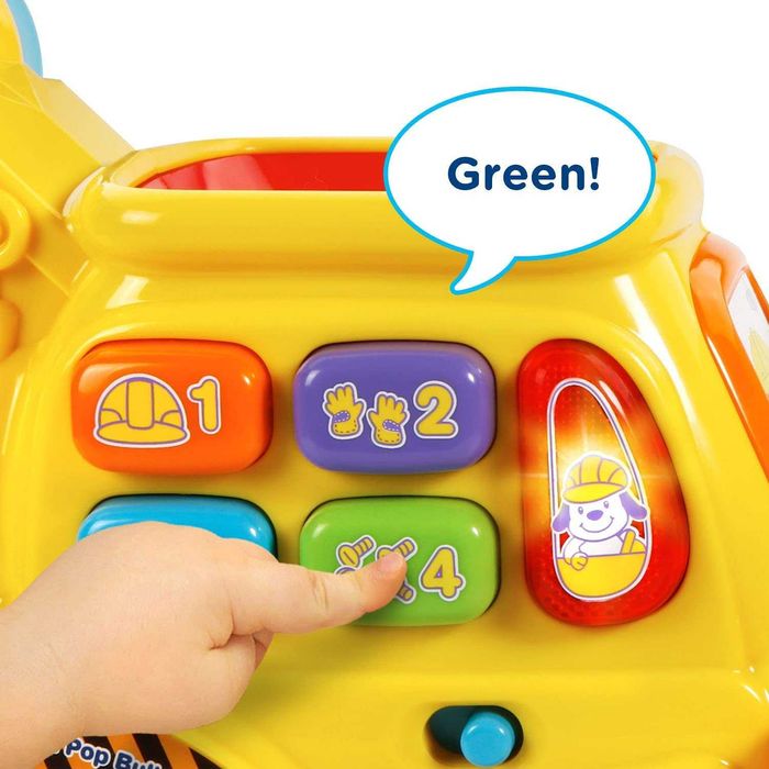 VTech Pop-a-Balls Push & Pop Bulldozer. Каталка