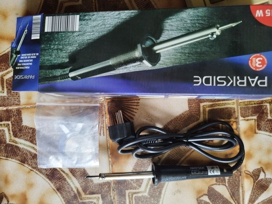 Soldador fino Parkside 10 euros
