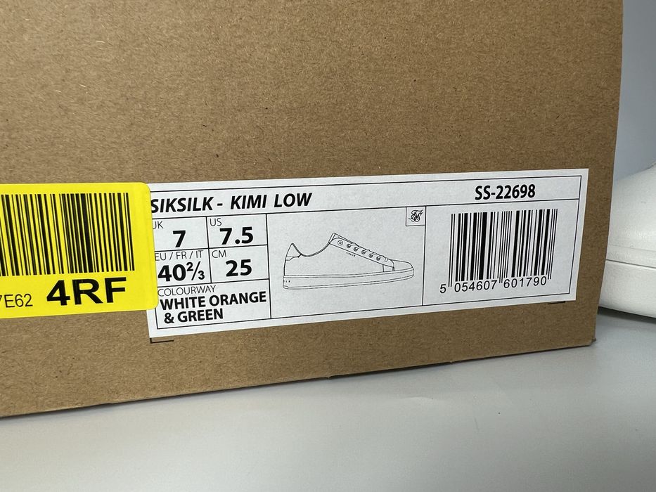 Nowe trampki sneakersy Siksilk 40 2/3 damskie biale