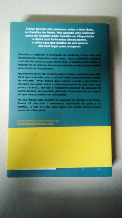 Livro "O Regresso" de Nicholas Sparks