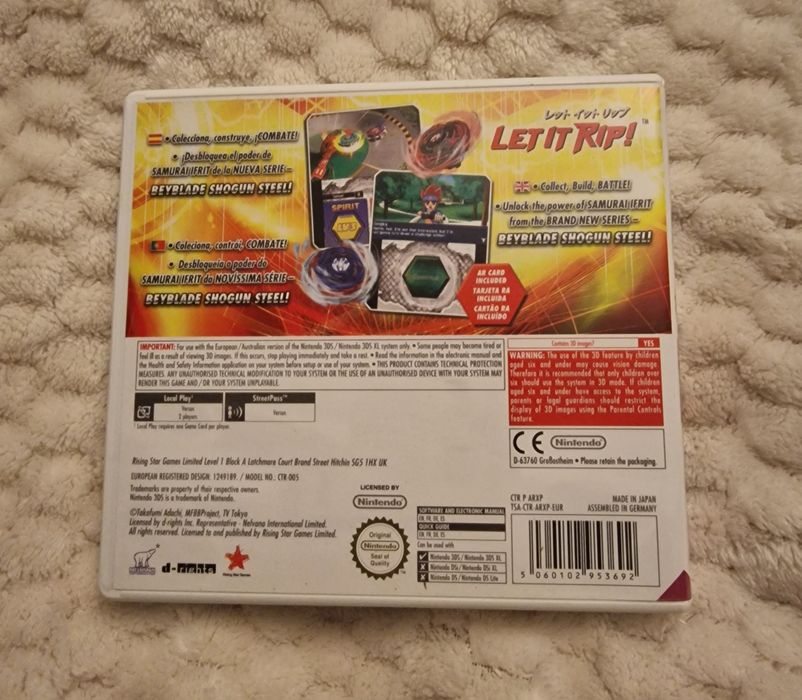 Jogo Beyblade Evolution 3ds