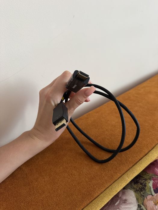 Кабель перехідник Benfei DisplayPort до HDMI 3 розʼємом DisplayPort з та HDMI відеокабель