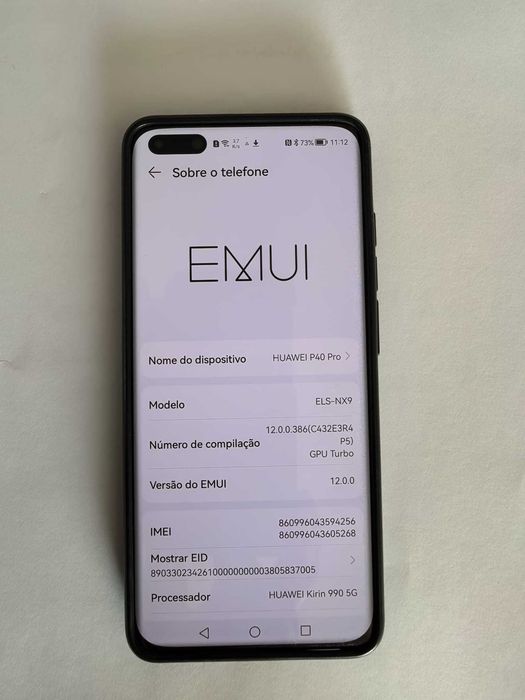 Vendo Telemóvel Huawei P40 Pro