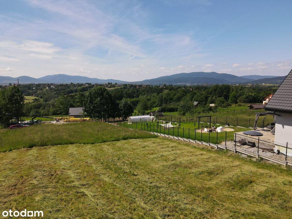 Na sprzedaż 2 widokowe działki budowlane o pow. 1001 mkw - Żywiec.