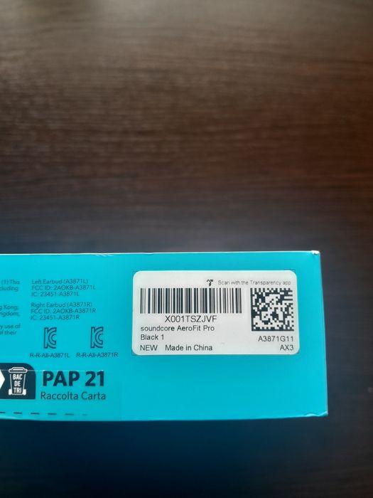 Навушники TWS Anker Soundcore AeroFit Pro Black