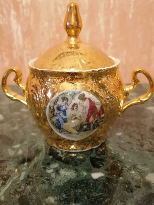 Кавовий сервіз, сервиз "Золотая Мадонна" Bernadotte (Чехословакия)