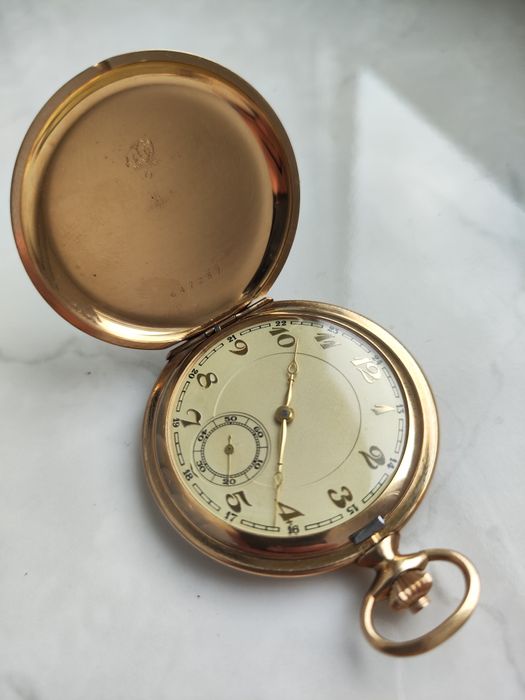 Вінтажний кишеньковий годинник Swiss Made 10K Gold Filled