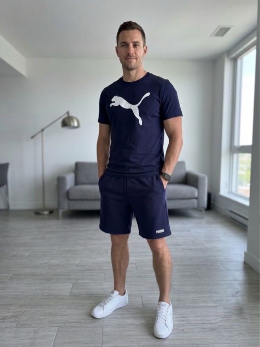 США! Чоловічі  шорти / футболки Puma ESS Оригінал! S, M, L, 3XL
