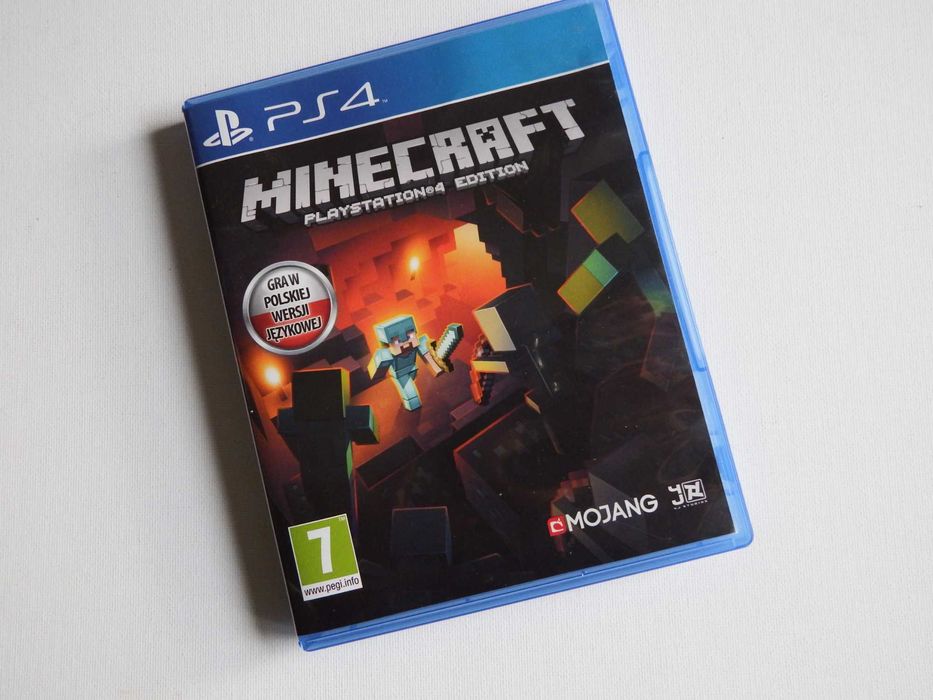 MINECRAFT na konsolę SONY PS4 ! WERSJA PL najlepsza gra dla DZIECI !