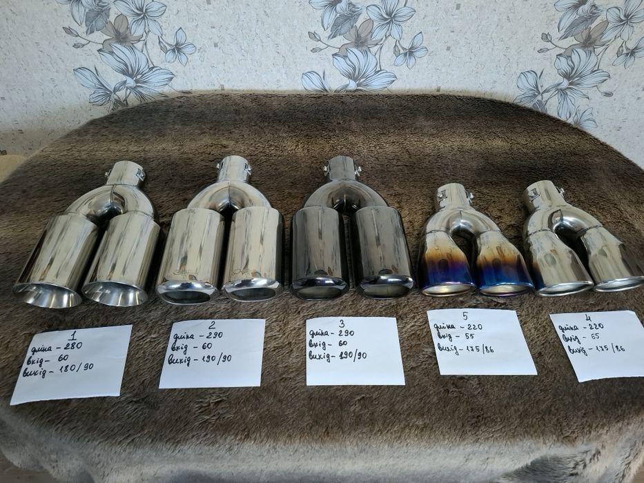 Насадки на глушители декаративние