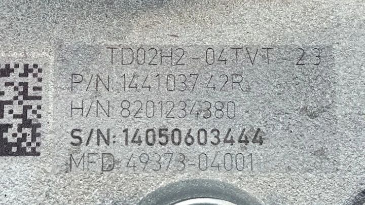 Turbo / compressor DACIA Sandero II (5S_)