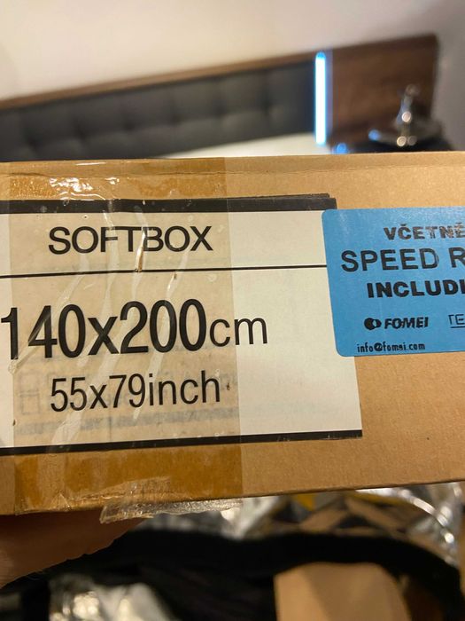 Softbox FOMEI Recta Box 140x200 cm – profesjonalny do studia