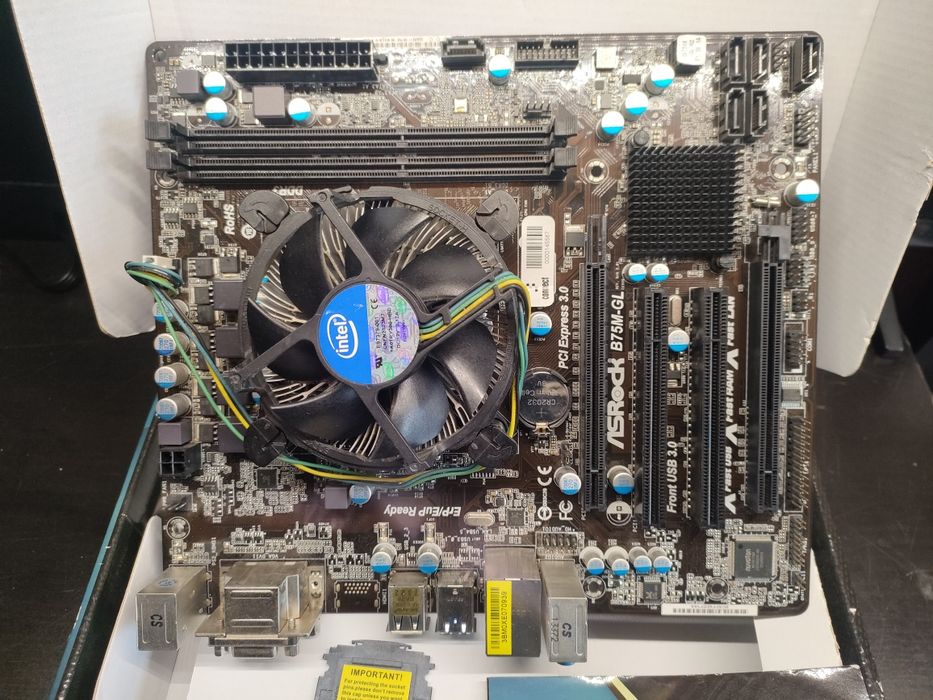 B75M-GL R2.0 + i5 2400s + chłodzenie