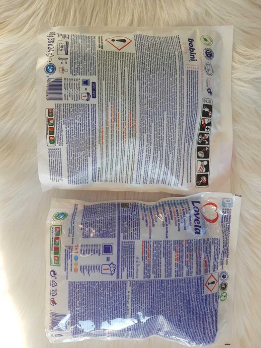 BOBINI Baby kapsułki do prania i LOVELA Baby kapsułki do prania