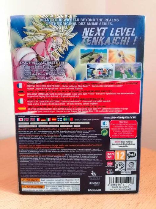 Dragon Ball Raging Blast - Limited Edition (Xbox 360) Steelbook + Art