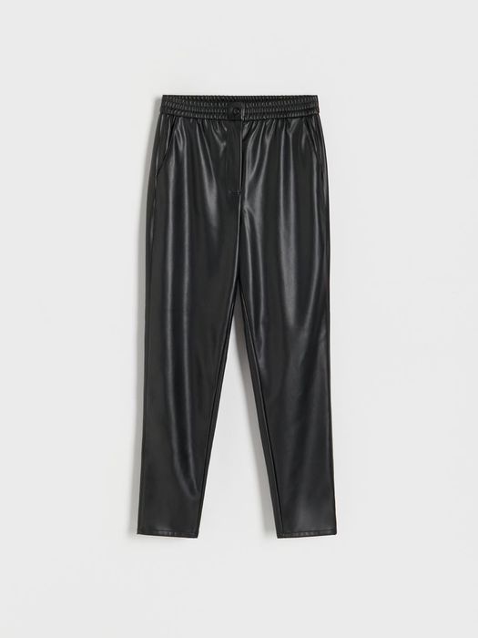 Штани зі штучної шкіри