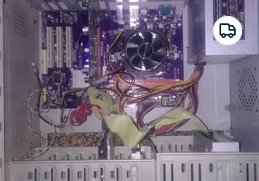 Системный блок в рабочем состоянии