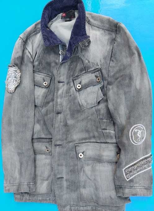 JEDYNA kurtka KATANA bluza płaszcz DIESEL koszula S M LEVIS lee GAS