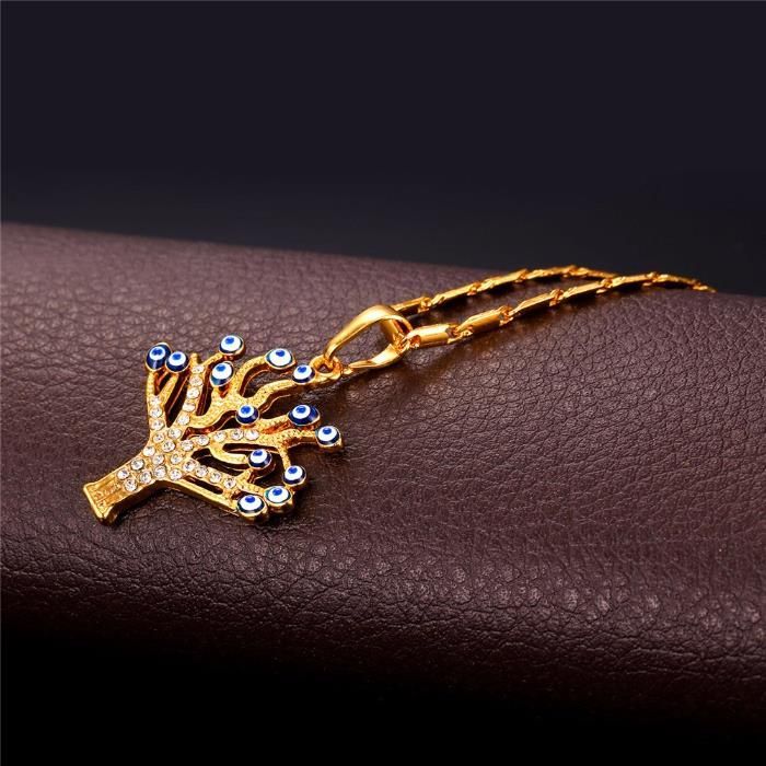 Colar com Pingente banhado a ouro de 18k Exclusivas