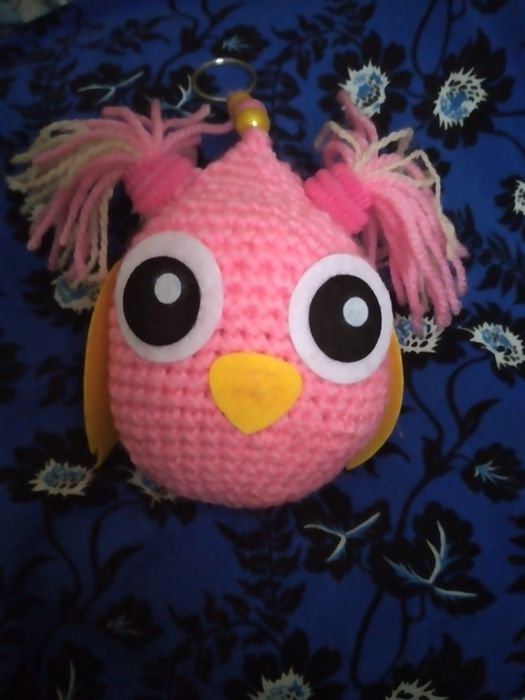 Брелок ручної роботи сова