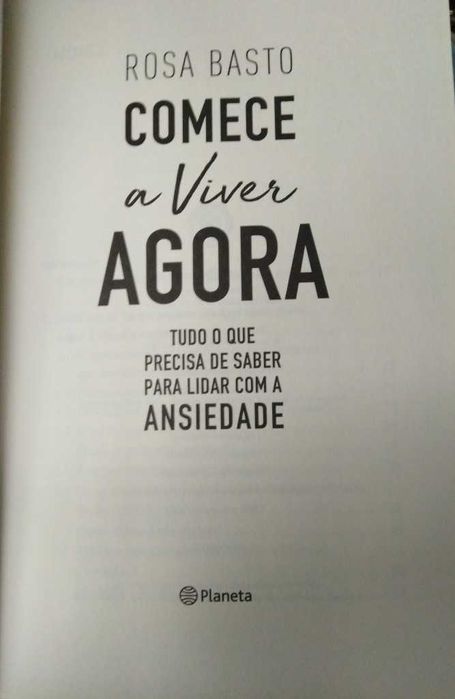 Livro sobre como lidar com ANSIEDADE