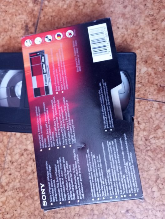 Cassete VHS virgem