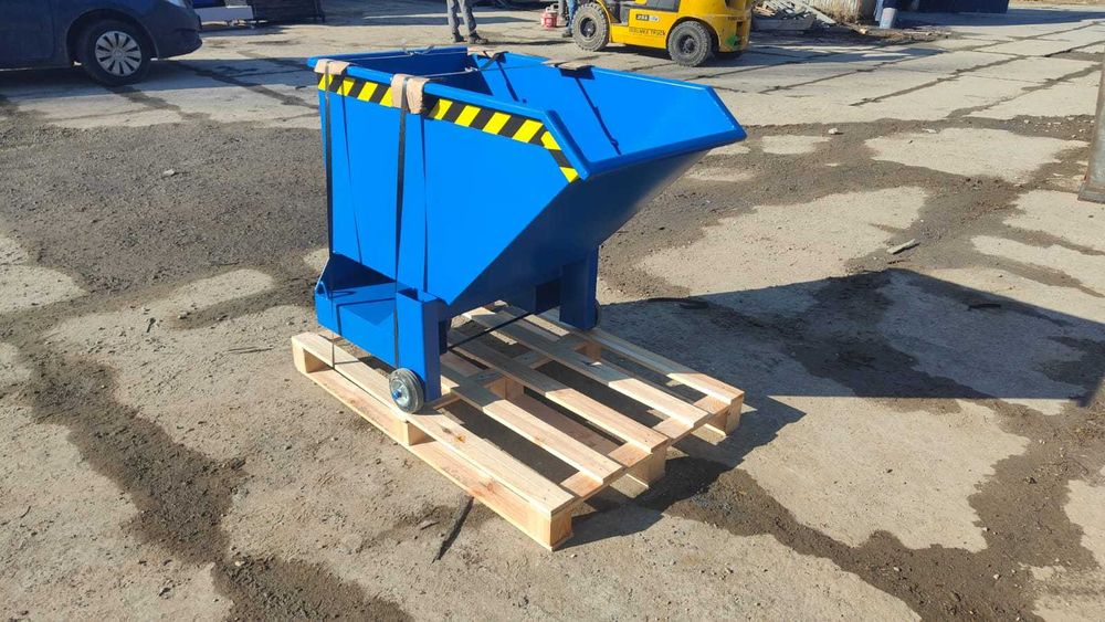 Mobilna Koleba Samowyładowcza PMMC Light 250 (250L) Wózek na Odpady