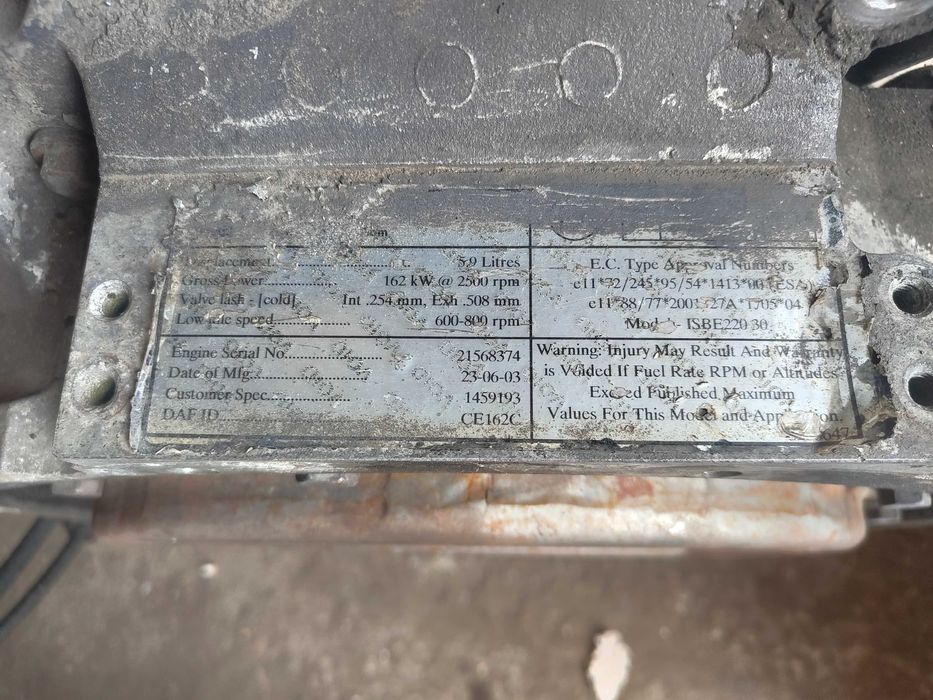 DAF LF 55 Silnik 5.9 Cummins ISBE220 30 CE162C
