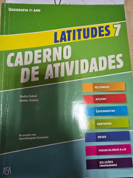 Caderno de atividades Latitudes 7° ano
