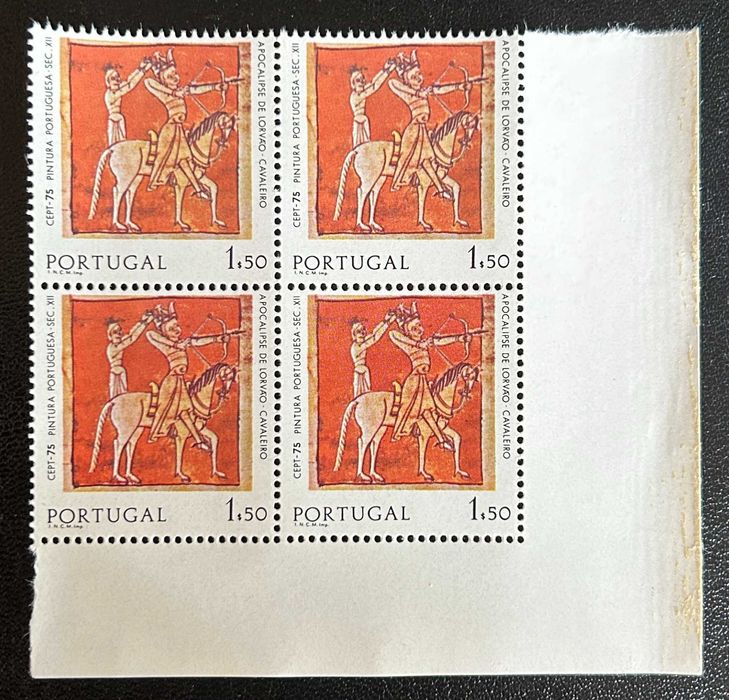 New Stamp Sheet - EUROPA CEPT - Painting - $1.50 - Portugal - 1975