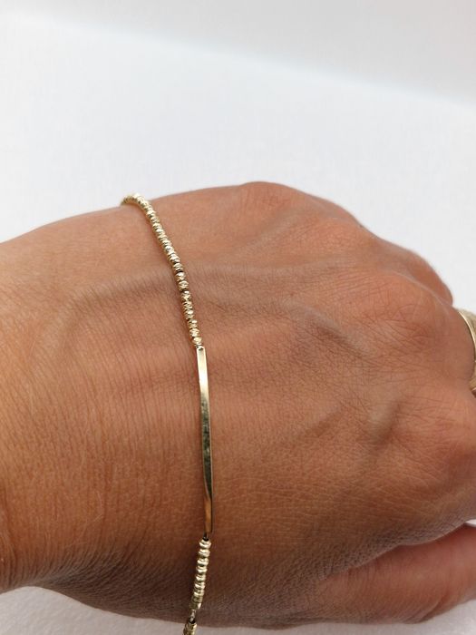 Bransoletka z kuleczkami używana PR 585, waga 3,3g,długość 19,5cm*