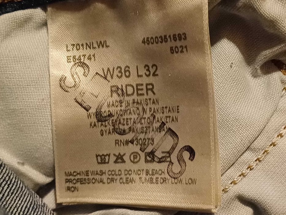 Spodnie LEE RIDER W36 L32