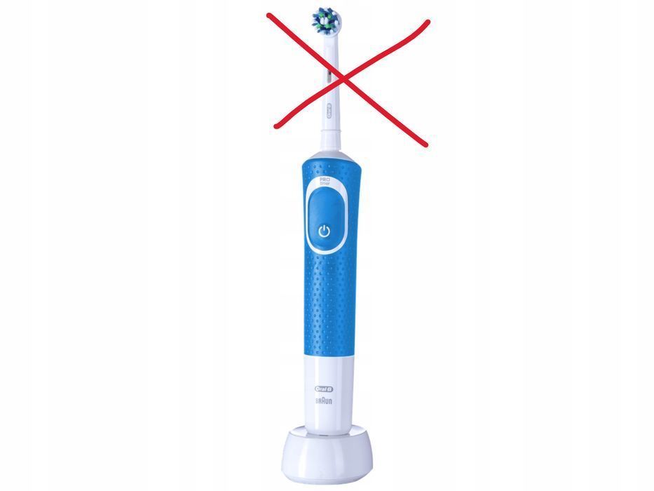 uszkodzony szczoteczka elektryczna oral-b vitality 100 cross acrion