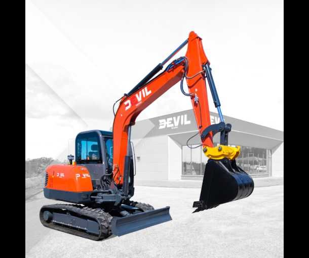 Escavadora R360 6000 Kg c/ Motor Yanmar Nova!