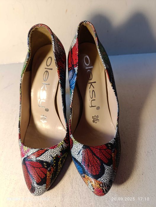 czółenka skórzane Oleksy