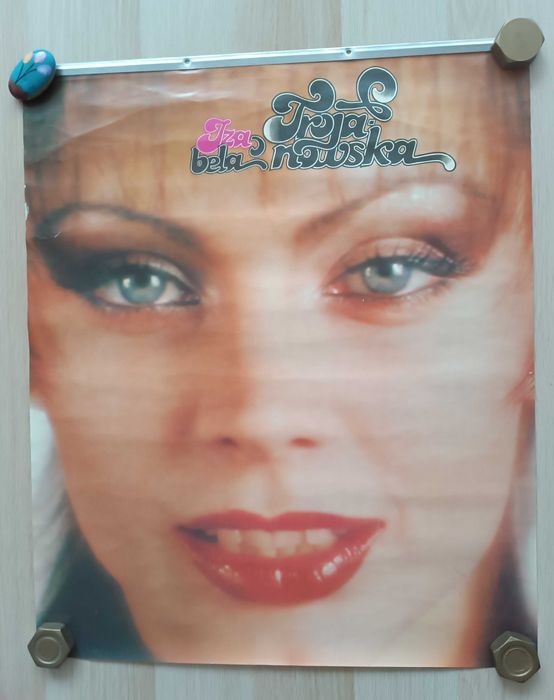 Izabela Trojanowska plakat z listwą 1981 rok