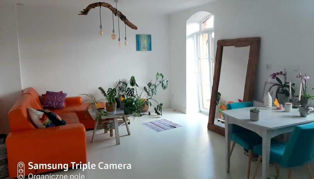 Lustro  stare w starej drewnianej ramie drewniane duże