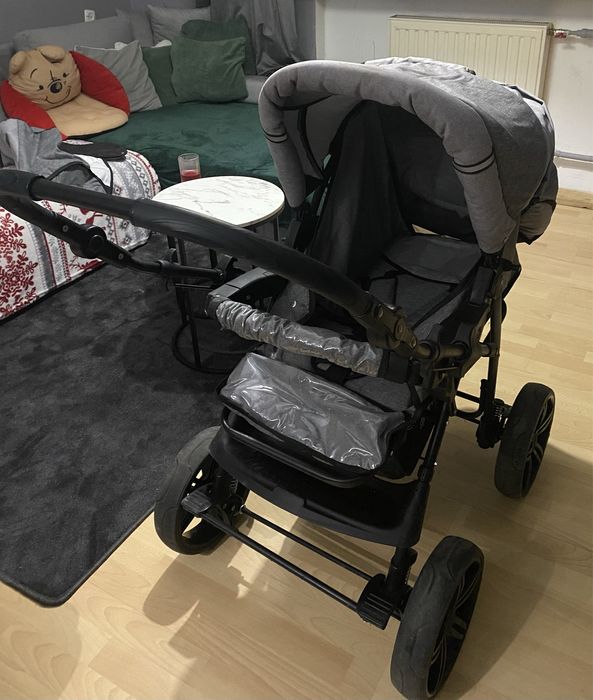 Wózek 3w1 szary.