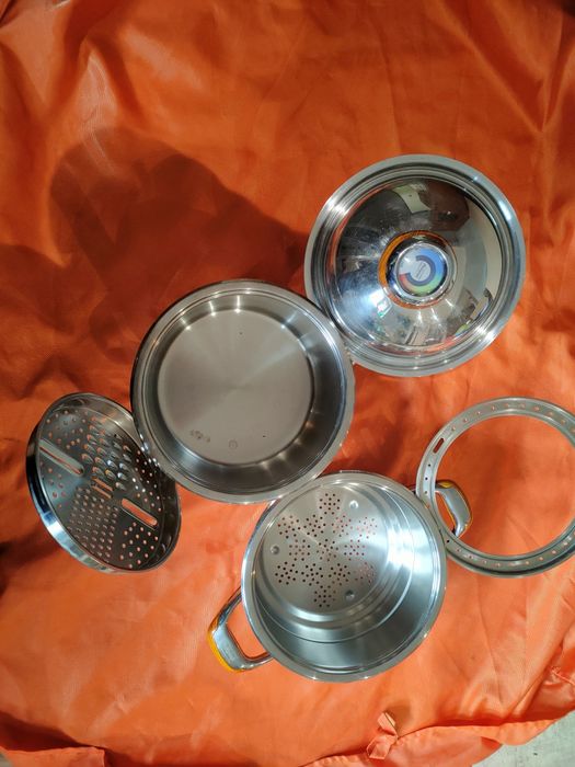 Garnek Philipiak + parowanik+tarka