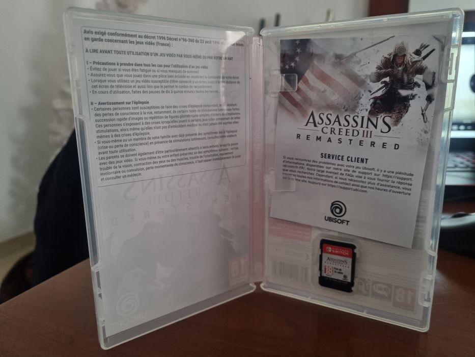 Nintendo switch assassin's creed 3 remastered