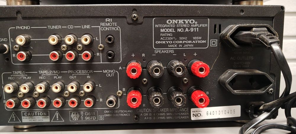 Wzmacniacz, tuner ONKYO A-911 Integra