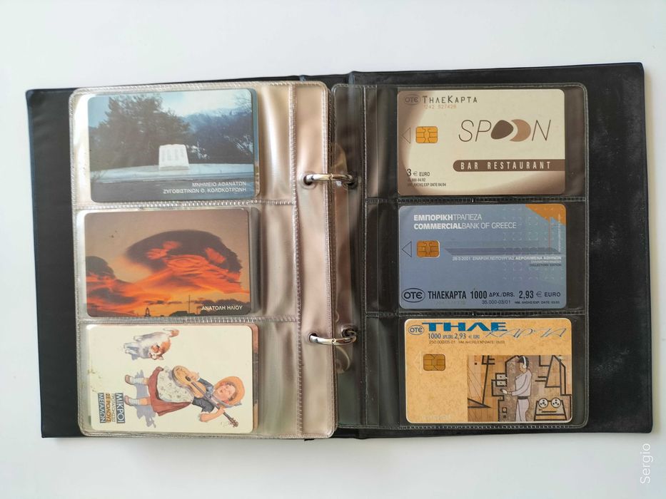 Lote cartões telefónicos