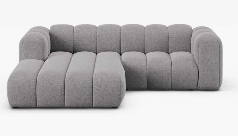 Sofa narożna narożnik lewy 3-os. Lupine szenil 230x177x70 Micadoni