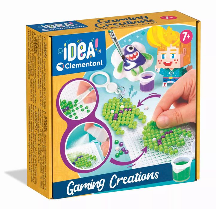 Art niespodzianka - video games. Clementoni. Nowy Produkt