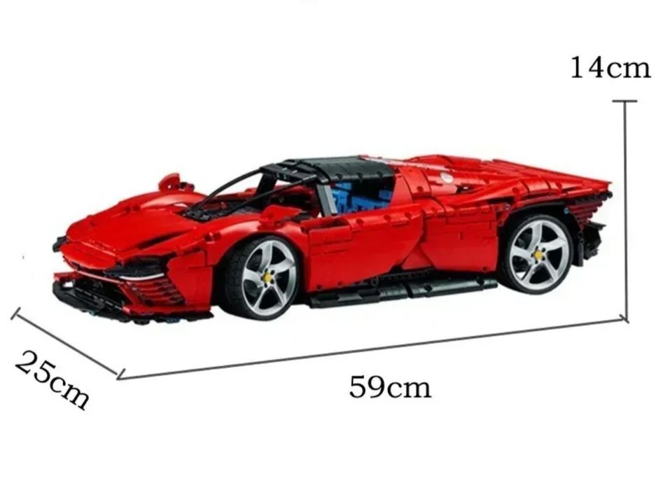 Klocki Lepin Ferrari Daytona SP3 kompatybilne z 42143