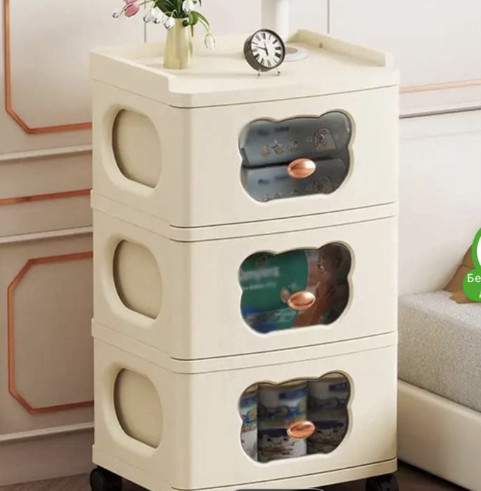 3 х рівневий Органайзер для іграшок , стелаж, комод, тумба