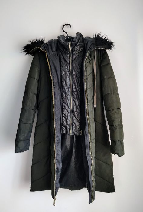 Kurtka płaszcz damski parka Guess M L
