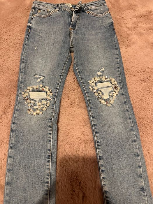 Piękne jeansy r 116