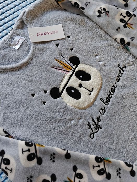 Піжама жіноча тепла флісова із махрою, р. XL