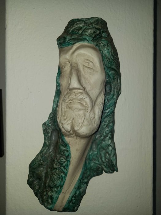 rosto cristo porcelana